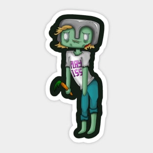 Zombie Play Sticker